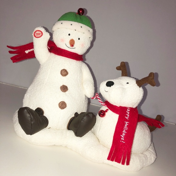 hallmark snowman and dog jingle pals